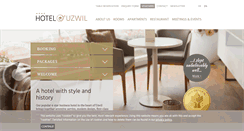 Desktop Screenshot of hotel-uzwil.ch